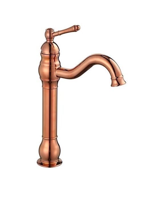 Prıma Manolya Çanak Lavabo Bataryası Rose Gold