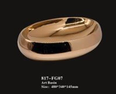 PRIMA.817-FG07.Bronz Tezgah Üstü Lavabo