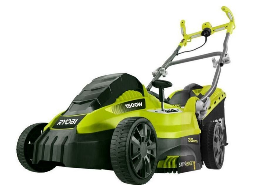 RLM18 E40H 1800W Ryobi Tekerlekli Profesyonel Elektrikli Çim Biçme Makinesi 40cm Bıçak