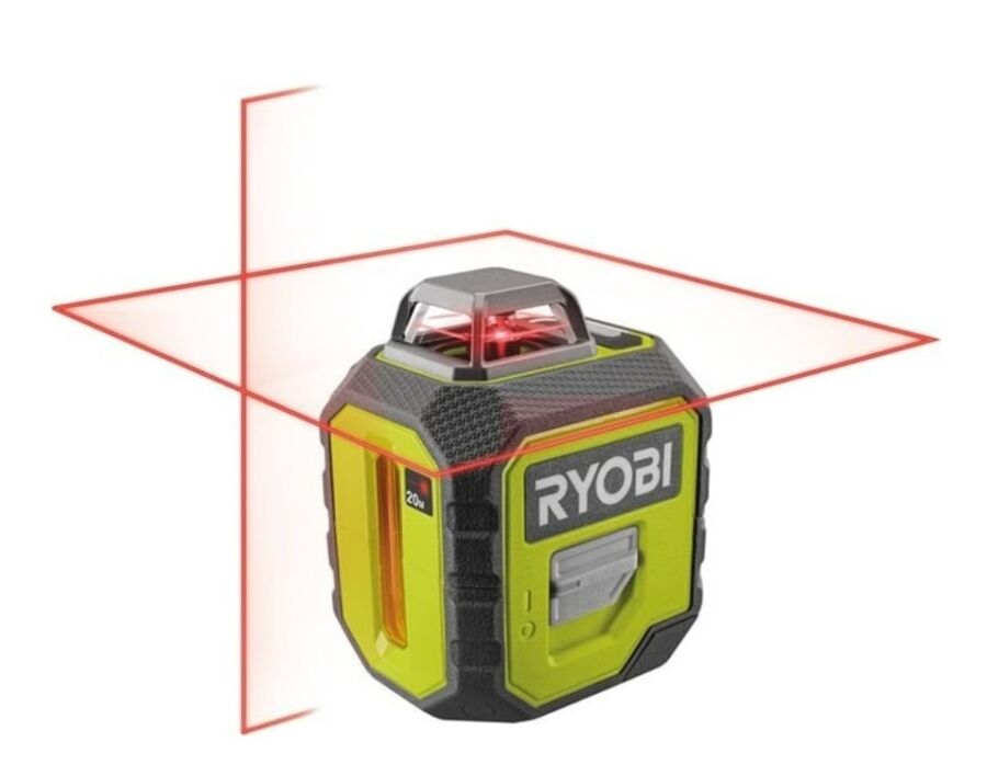 Ryobi Lazer Terazi 20m 360*Kırmızı Lazer + Atar
