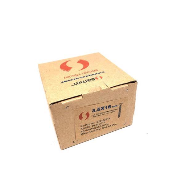 SAMET Sunta Vidası Çinko 3,5*18