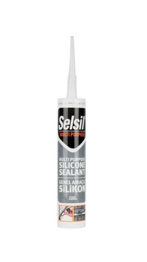 SELSİL GENEL AMAÇLI SİLİKON ALM.GRİ 280ML