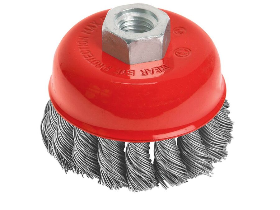 Çanak Fırça Burgulu 100mm