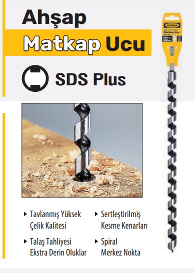 SGS 1452 Sds Plus Ahşap Matkap Ucu 12*500