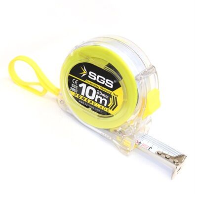 SGS 2063 Şeffaf Şerit Metre Prof.25mm 10mt