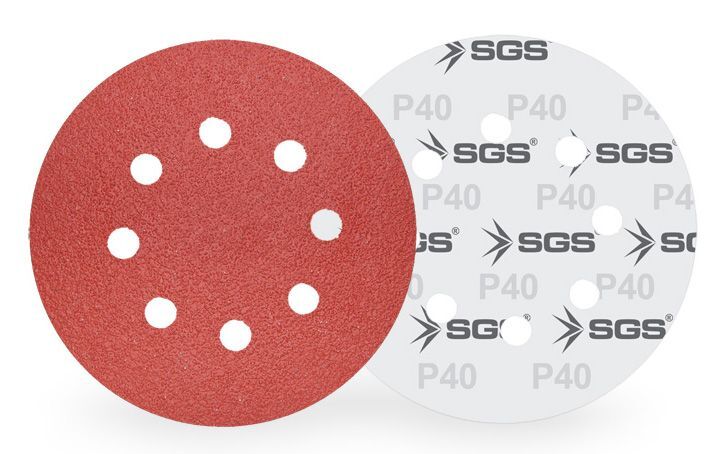 SGS-428 Cırtlı Zımp. AO 150mm 100Kum 6 Delikli