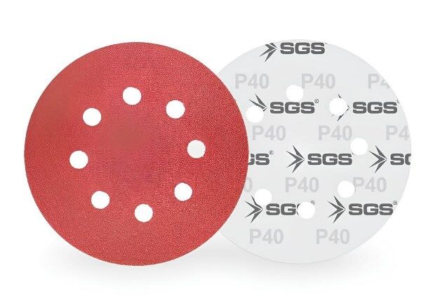 SGS-441 Cırtlı Zımpara AO 115mm Kum çeşitleri Delikli