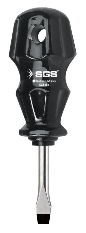 SGS 664 Topaç Tornavida 6*35 Düz Black Series
