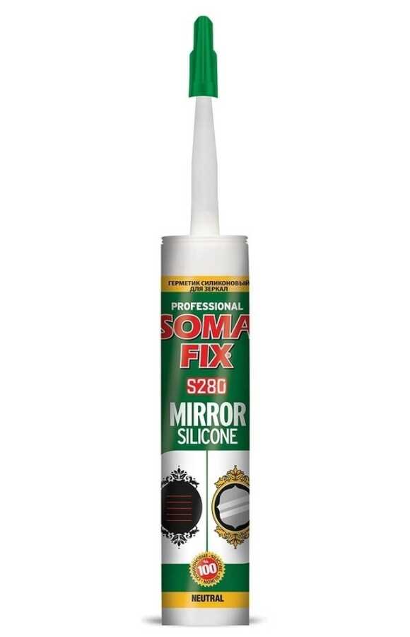SOMAFİX AYNA SİLİKON ŞEFFAF 330 GR(S280)