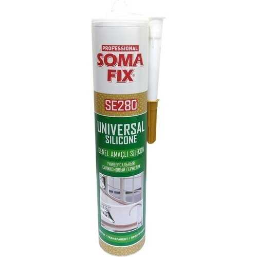 SOMAFİX GENEL AMAÇLI SİLİKON ŞEFFAF 280GR(SE280)