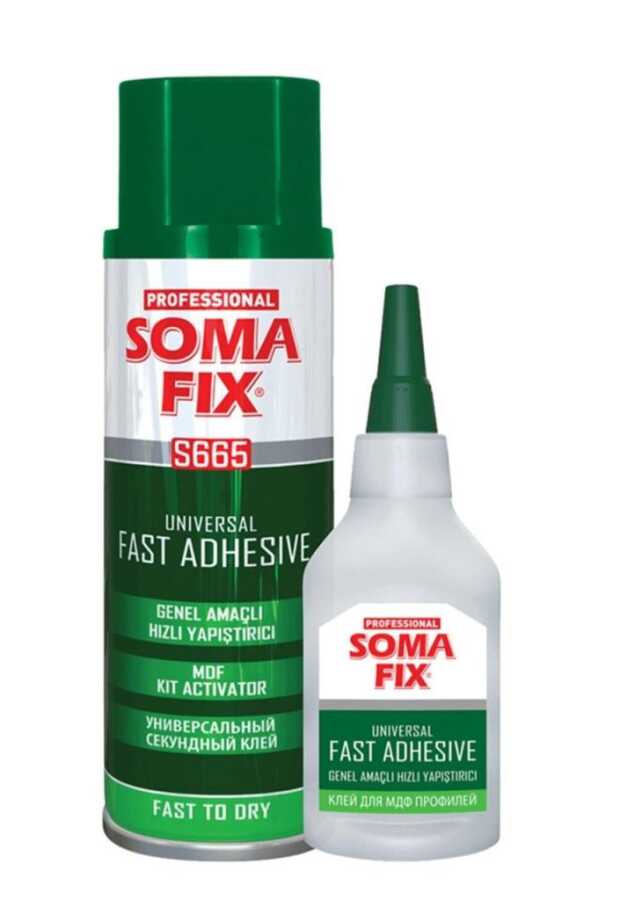 SOMAFİX MDF HIZLI YAPIŞTIRICI 500ML+125GR(S667)