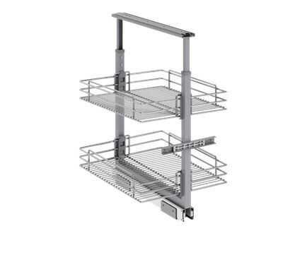 Starax 1101-C Teleskopik Kiler 2 Sepet 60x80x30 Krom
