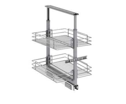 Starax S-1102-C Teleskopik Kiler 2 Sepet 60*80*35 Krom