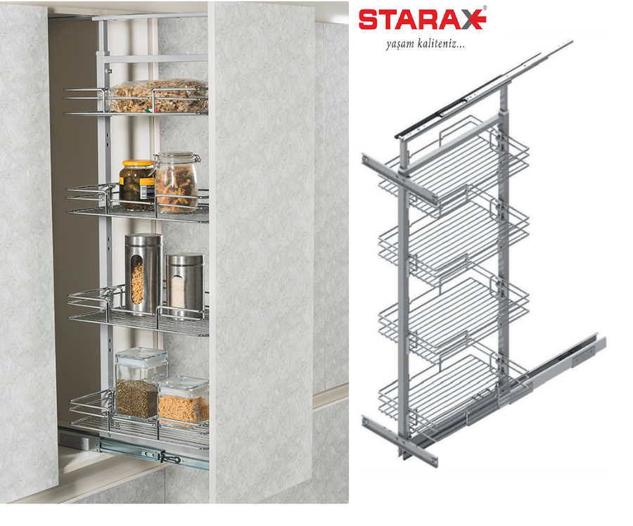 Starax S-1120-C Teleskopik Kiler 4 Sepet 35cm. 125*140