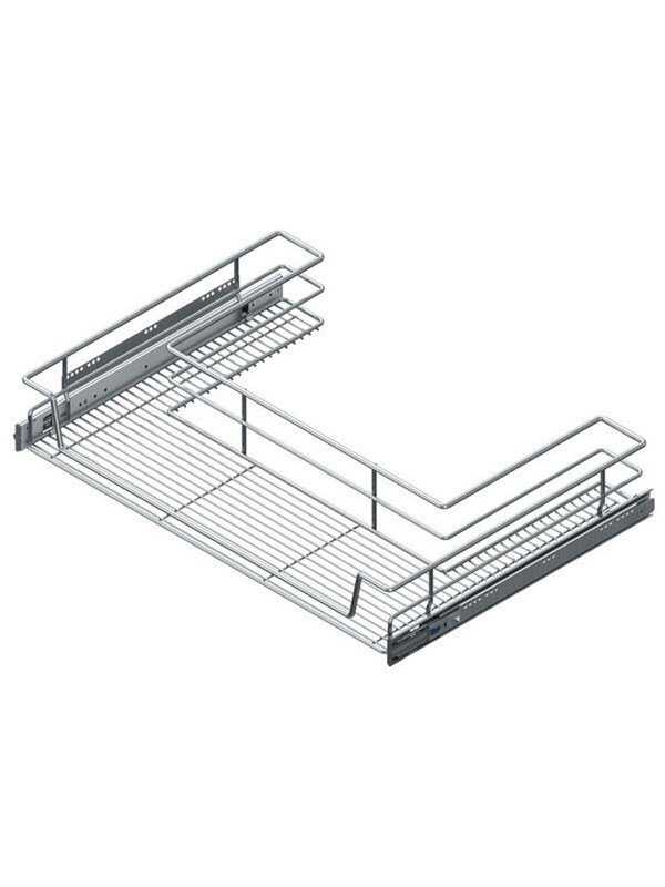 Starax 2081- Evye Altı Teleskopik Raylı Çekmece 80cm.
