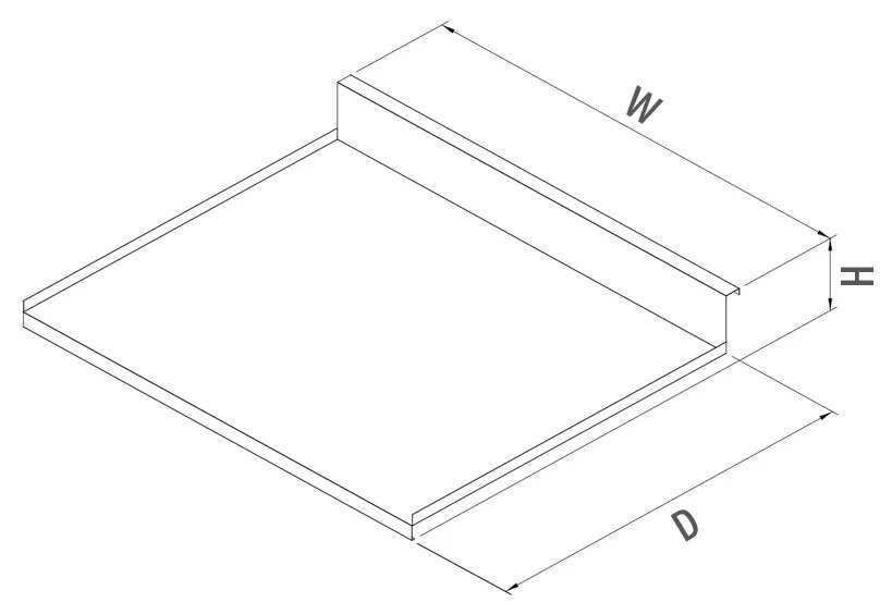 Starax 2275- Alüminyum Evye Altlığı 90cm