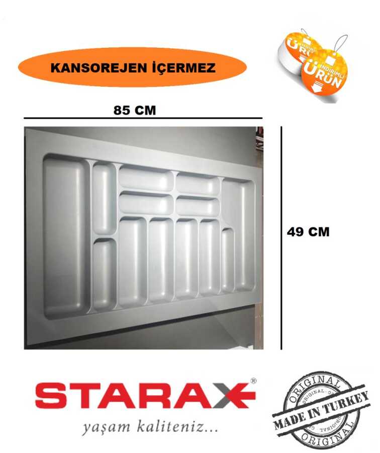 2290- Pls Kaşıklık 90cm. Gri
