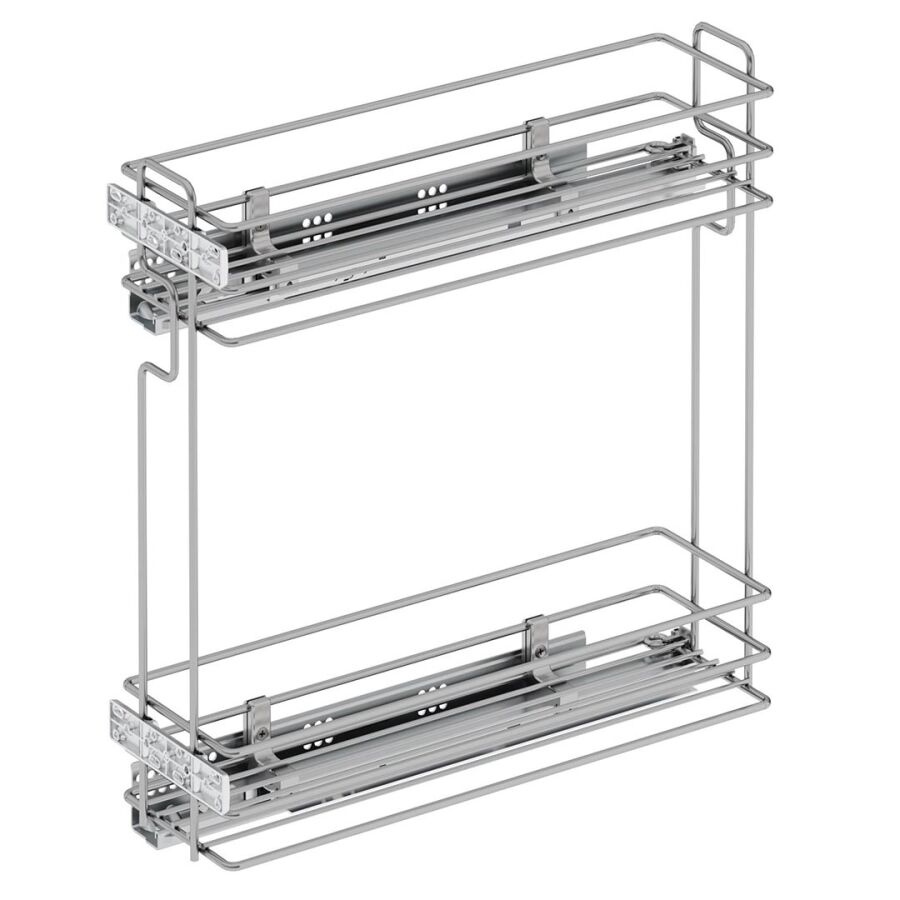 Starax S-2441-C Tandem Gizli Raylı (Çift Açılım) Deterjanlık 15cm Sol