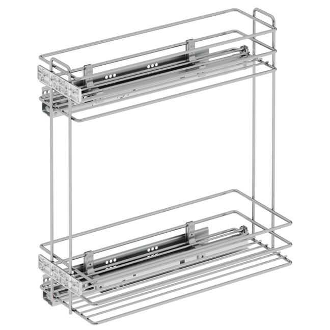 Starax S-2445-C Tandem Gizli Raylı (Çift Açılım) Deterjanlık(203-151)x 25cm Sol