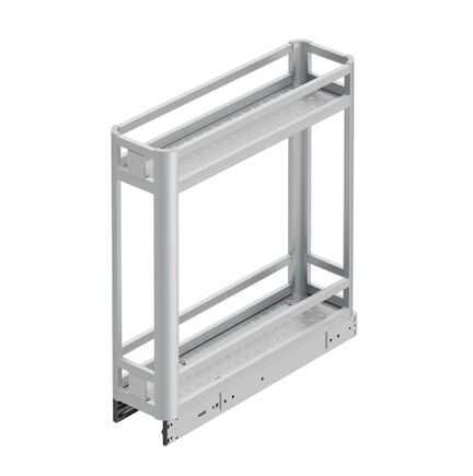 Starax S-2802-A Alttan Teleskopik Raylı Alüminyum Deterjanlık 20 cm Antrasit