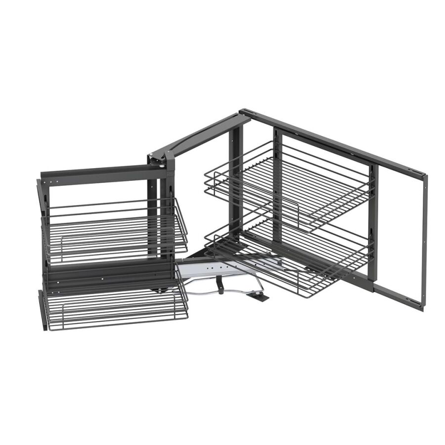 Starax S-3001-A Kapağa Monte Körköşe Mekanizması Sol 45cm Antrasit