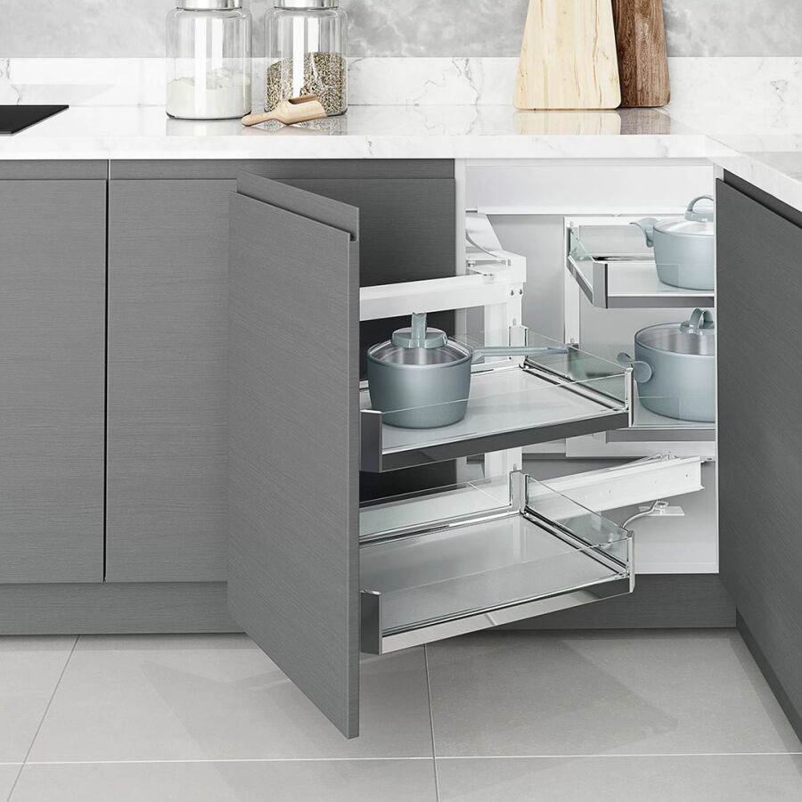 Starax S-3001-P-C Kapağa Monte Körköşe Mekanizması Sol 45 cm Premium Krom
