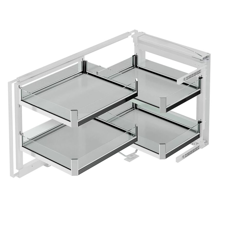 Starax S-3001-P-C Kapağa Monte Körköşe Mekanizması Sol 45 cm Premium Krom