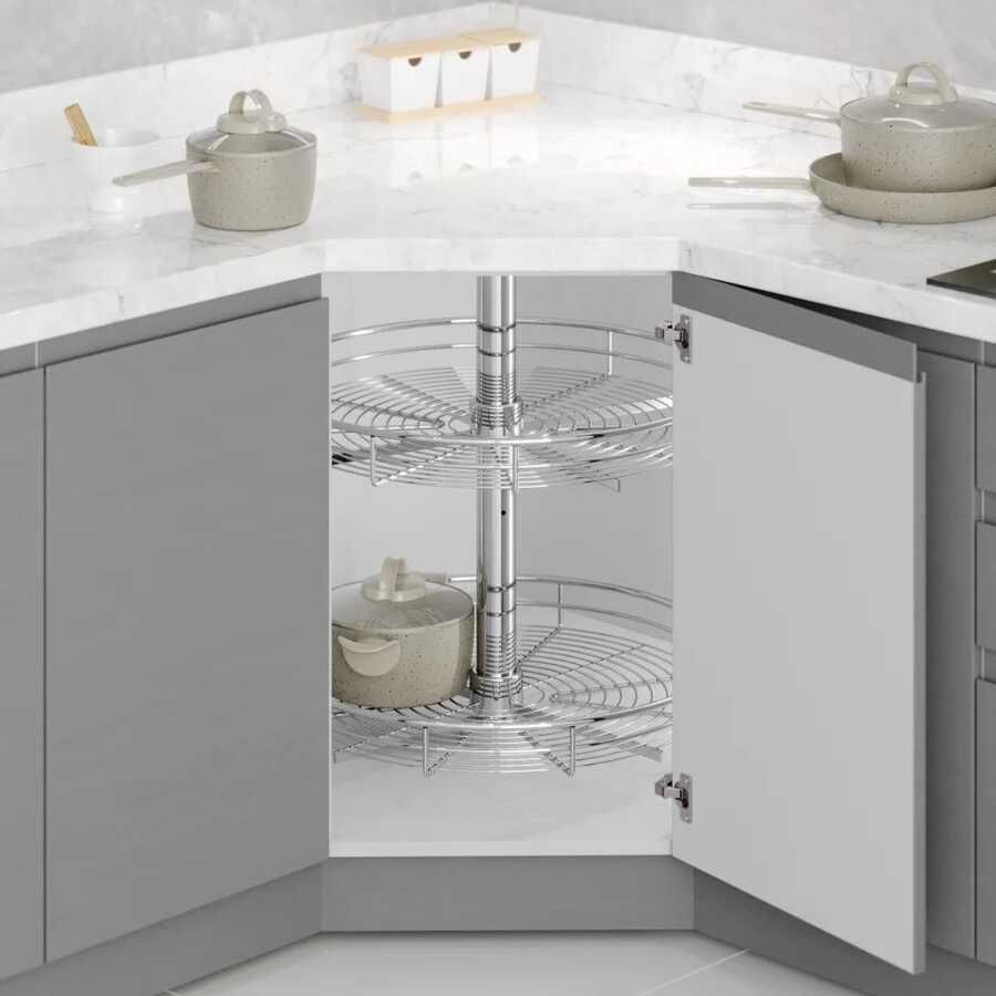 Starax S-3031-C 4/4 Döner Sepet Takımı 60 cm