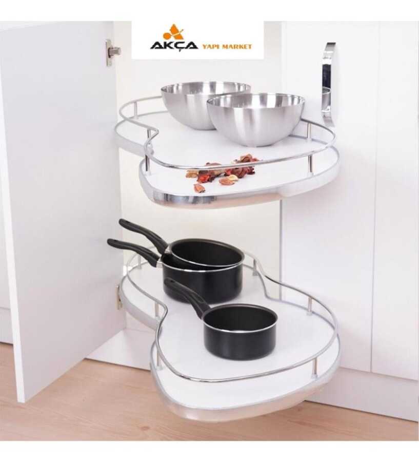 Starax S-3104-C Döner Tablalı Körköşe Mekanizması Sağ 40 cm