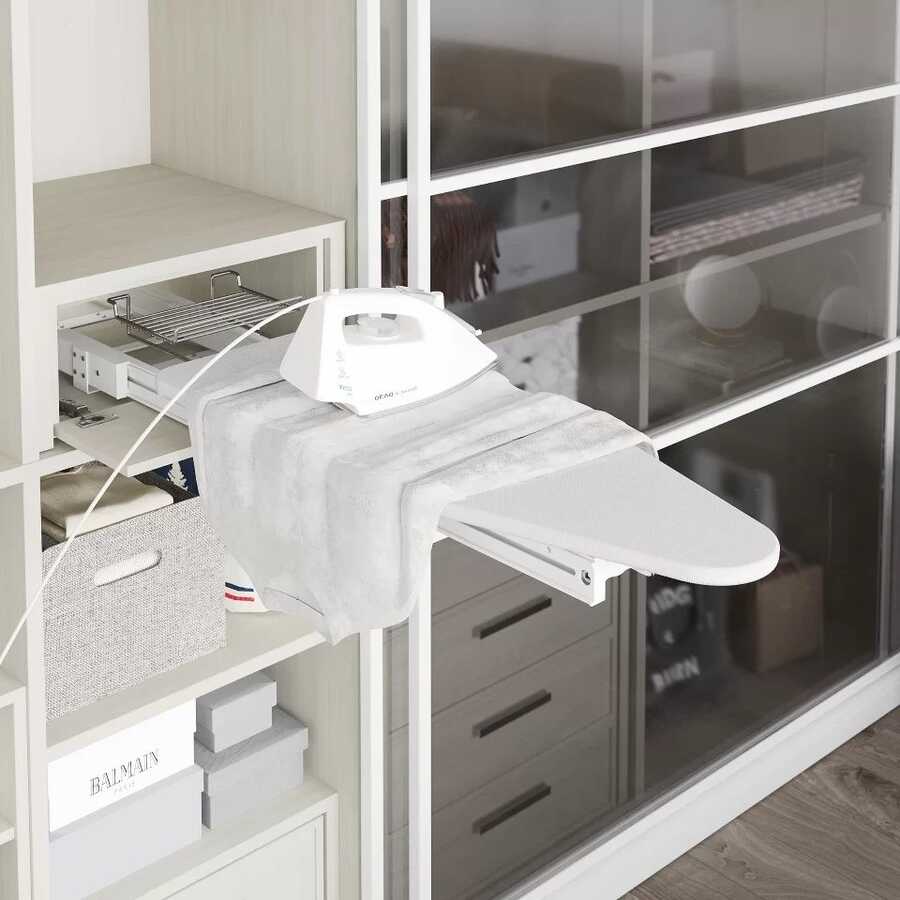 Starax S-6616-W Ütü Masası Katlanır Beyaz