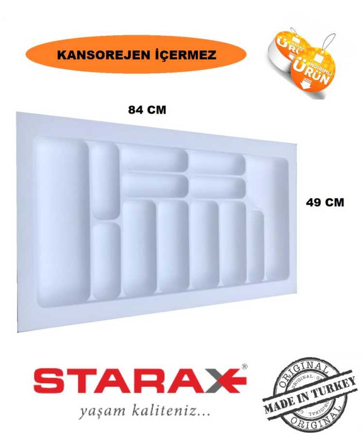 Pls Kaşıklık 90cm Beyaz