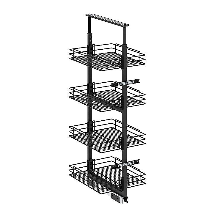 Starax S-1101-A Teleskopik Kiler 2 Sepet 60x80-30cm Antrasit