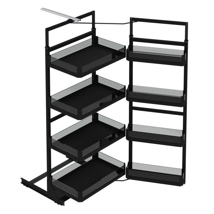 Starax S-1221-P.A İkiz Kiler Premium Antrasit 125-140 45 cm