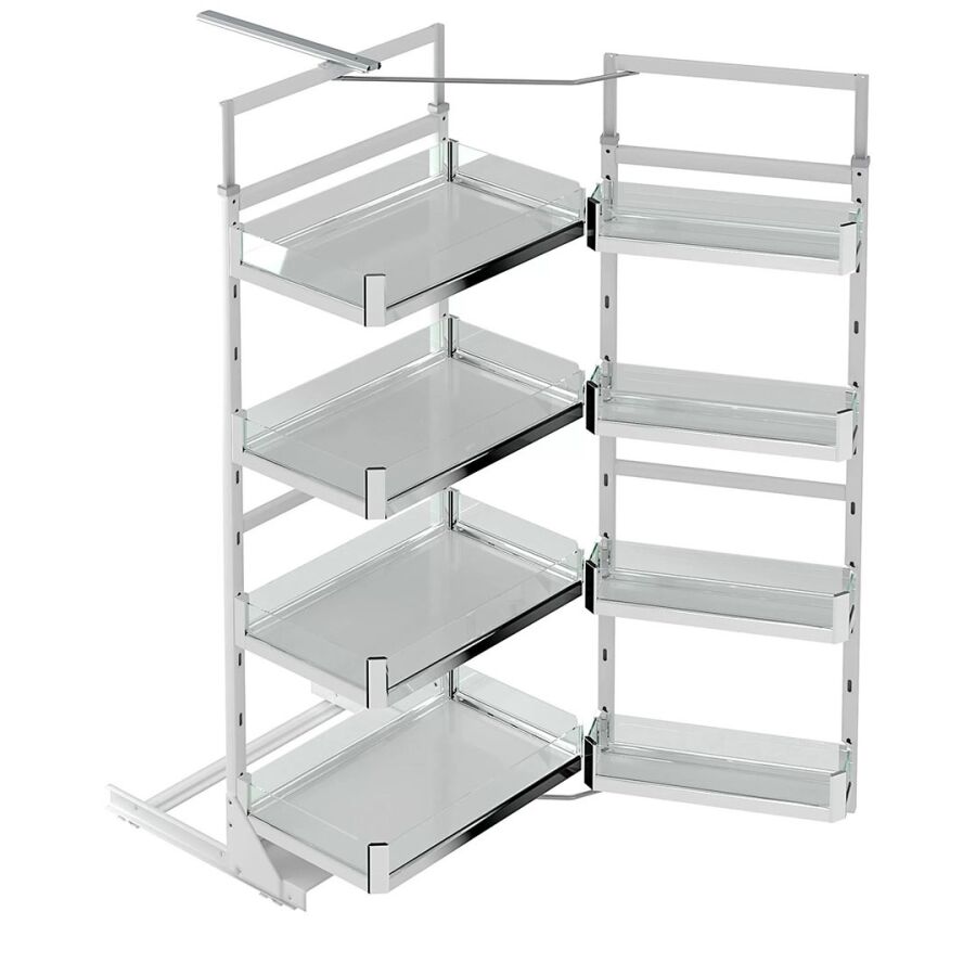Starax S-1221-P.C İkiz Kiler Premium Krom 125-140 45 cm