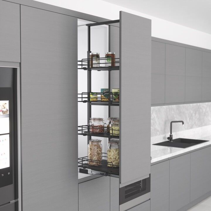 Starax S-1507-A Teleskopik Kiler Ahşap Tablalı Sepetli 85x110-30cm