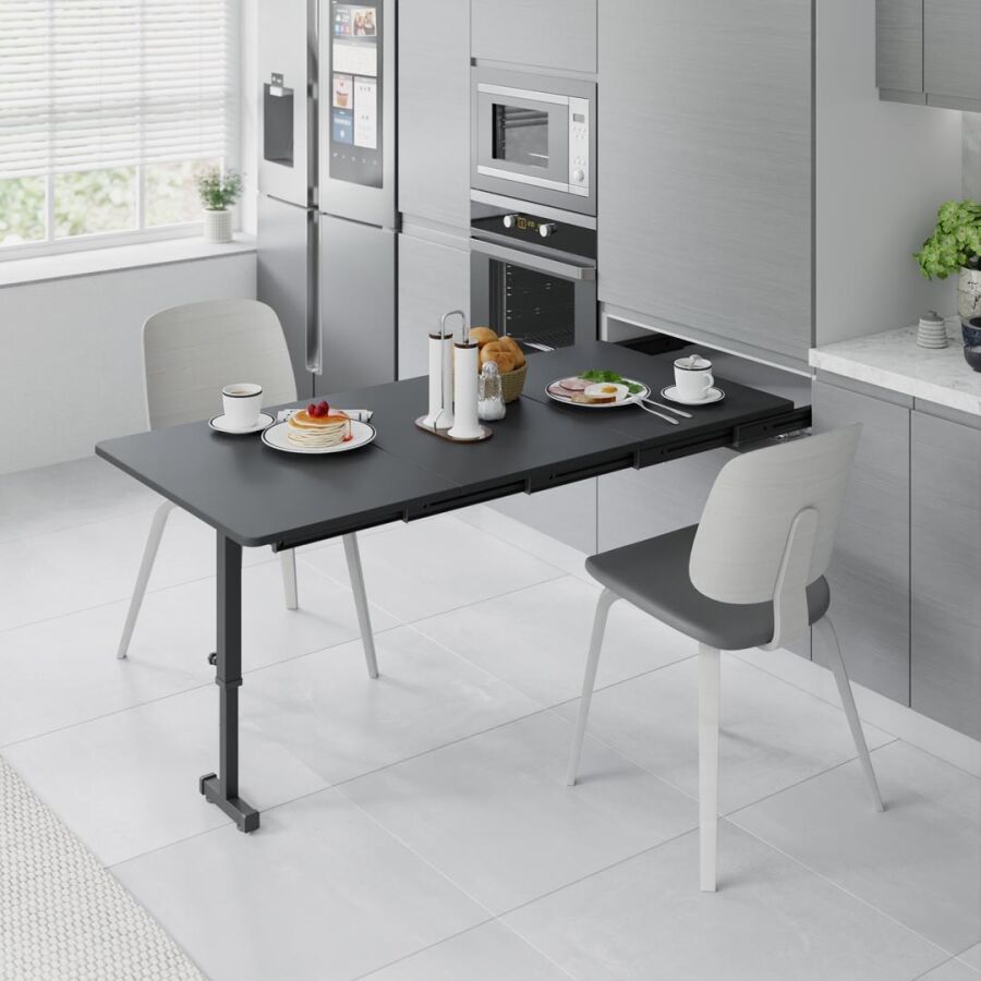 Starax S-2146-A Ayaklı Katlanır Masa Mekanizması 70 CM Antrasit
