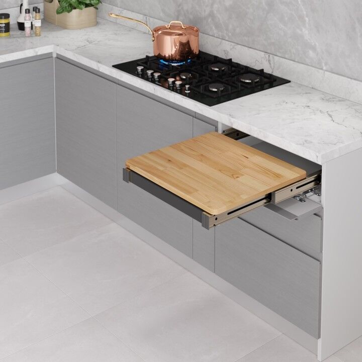 Starax S-2156-A Çekmece İçi Fonksiyonel Kesme Tablası 60cm Antrasit