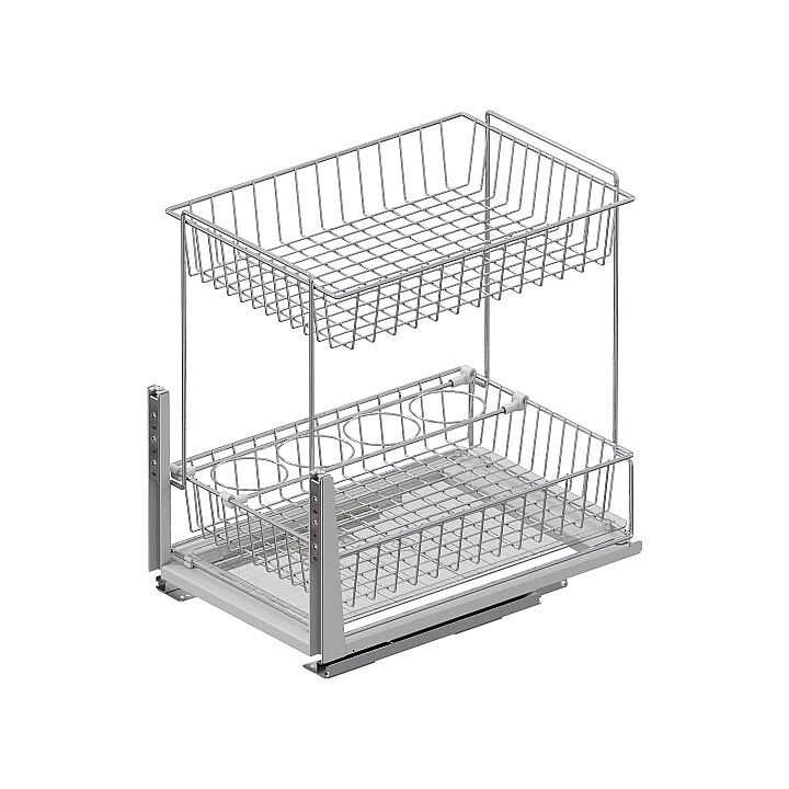 Starax S-2195-C 45cm Zemin Bağlantılı 2 Sepetli T.A.Ü Krom