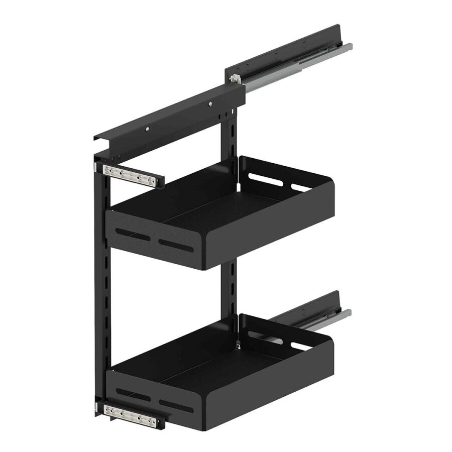 Starax S-2208-UB-A Yandan Raylı Ünite 90 Derece Sağ 255-205 mm Unigue Box Antrasit