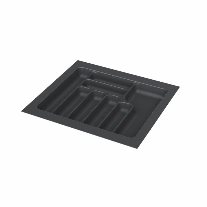 S-2287-AP 55x49cm Plastik Çekmece İçi Kaşıklık Antrasit 60cm Starax