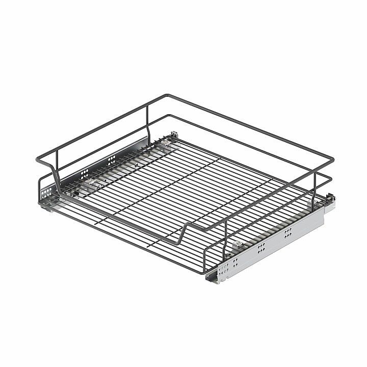 Starax S-2332-US-A Bağımsız Çift Açılım Gizli Raylı Çekmece 40cm Unique Slim Antrasit