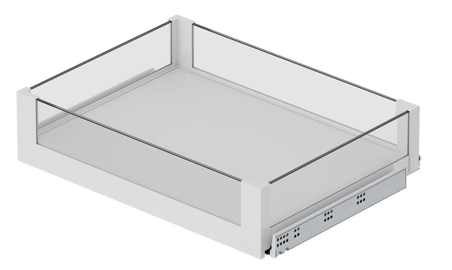 Starax S-2334-P-W Bağımsız Çift Açılım Gizli Raylı Çekmece 50 cm (Fr.) Premium - Beyaz