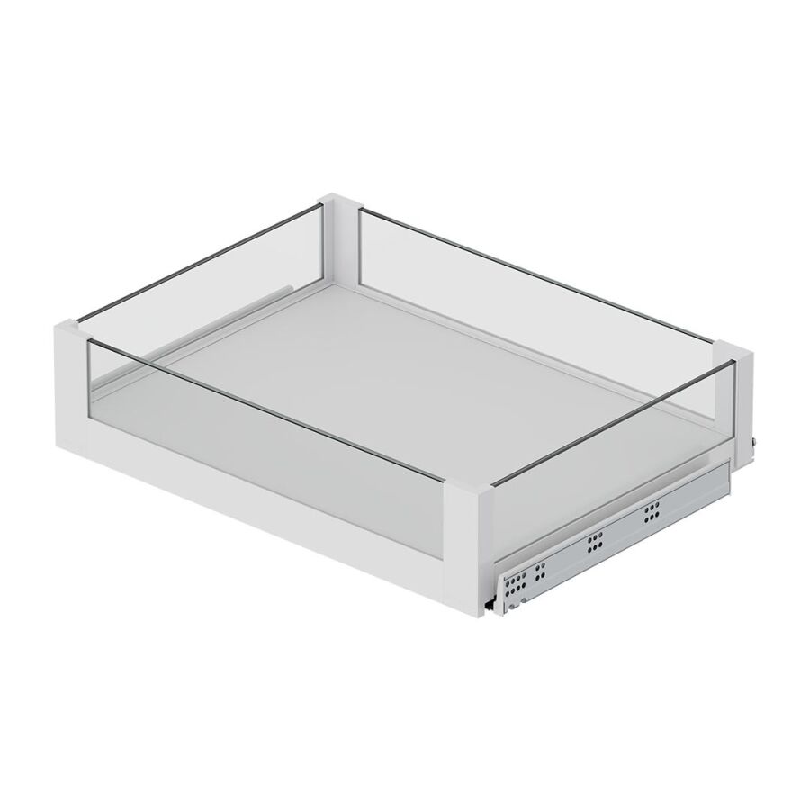 Starax S-2336-P-W Bağımsız Çift Açılım Gizli Raylı Çekmece 60 cm (Fr.) Premium - Beyaz