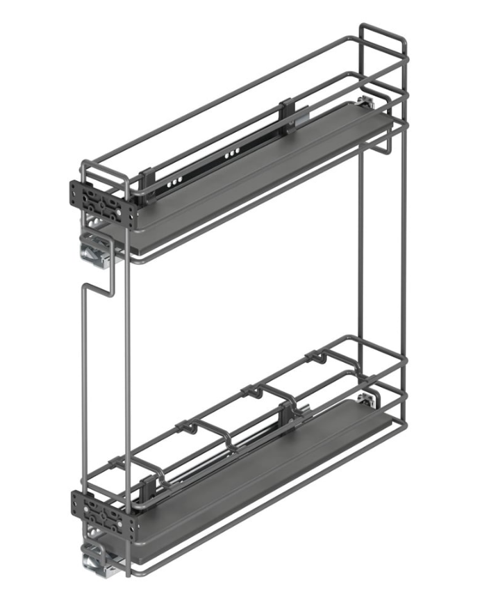 S-2478 Tandem Raylı Şişelik 11cm ANTRASİT