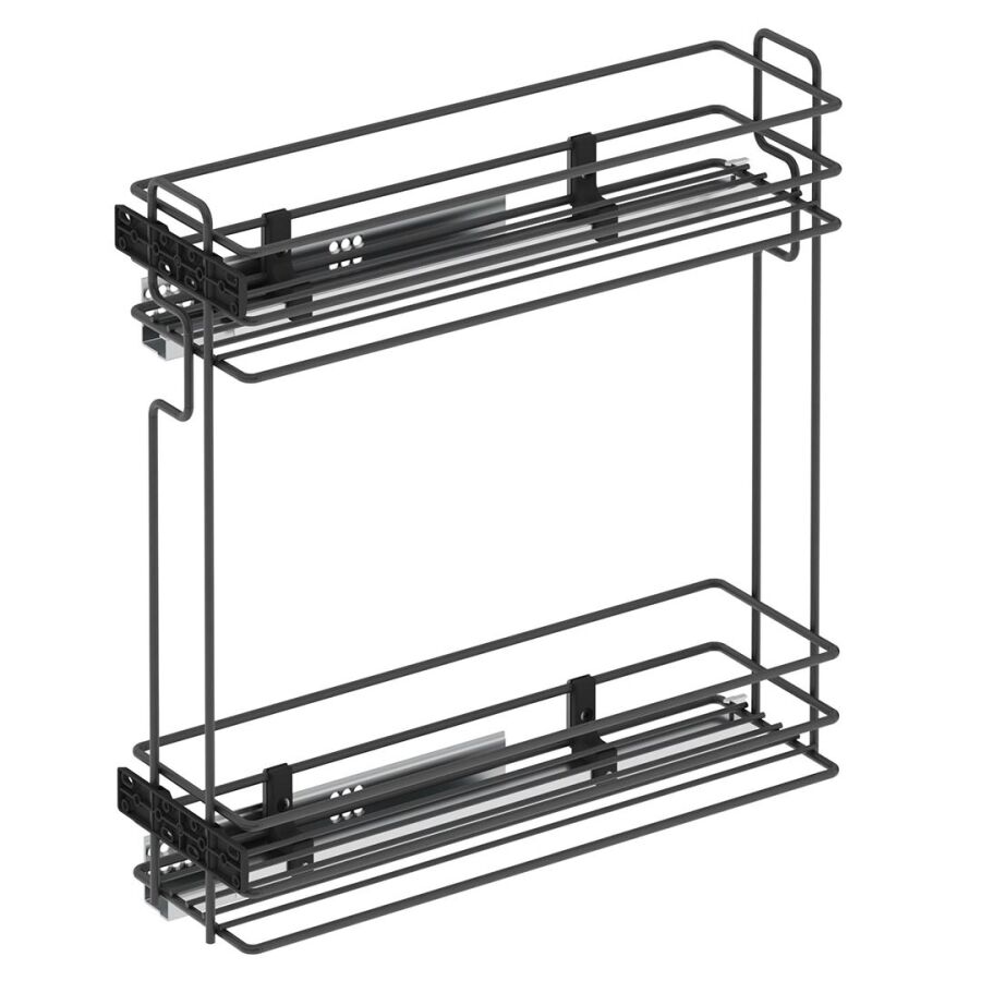 Starax S-2485 Ahşap Tablalı Gizli Raylı Dtrj. Sağ 16cm Antrasit