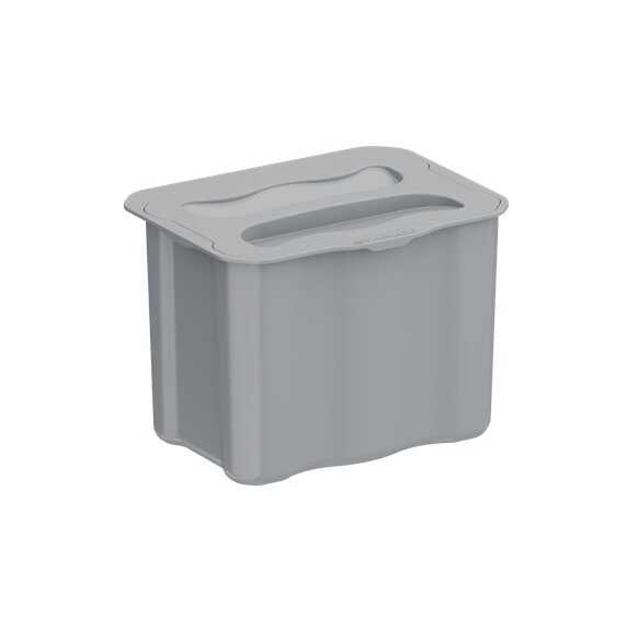 S-2575 Askılı Çöp Kovası Gri 5 Lt.