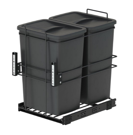 Starax S-2593-A Kapağa Monte Çöp Kovası 35+35 Lt. (Fr.)-Antrasit