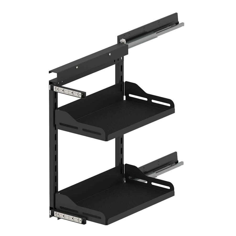Starax S-2792-UB-A Yandan Gizli Raylı Ünite (90 Derece) Sağ 305mm Unigue Box Antrasit