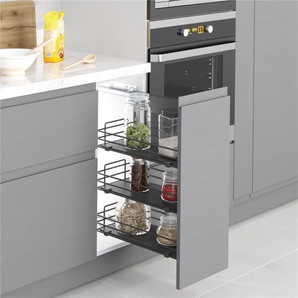 Starax S-2796-A Yandan Gizli Raylı Ünite (90 Derece) Antrasit