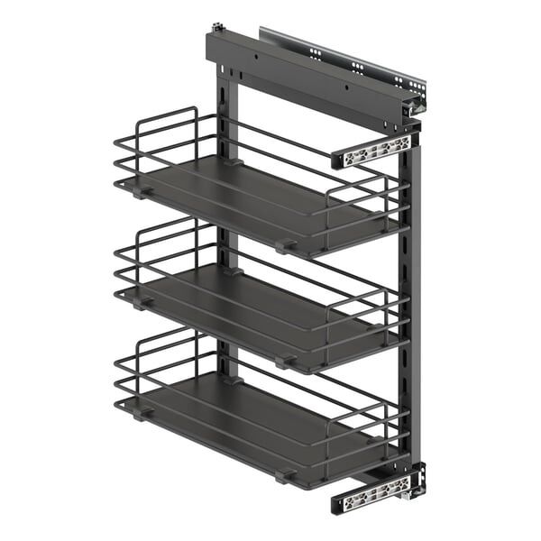 Starax S-2796-A Yandan Gizli Raylı Ünite (90 Derece) Antrasit
